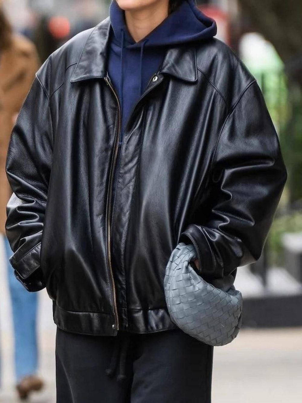 Zara Black Leather Jacket